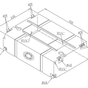 Univerzální nádrž na vodu Reimo, 150 l