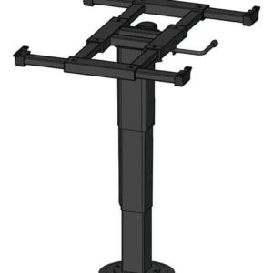 Nastavitelná a posuvná noha stolu Ilse výška 34,2 a 71,2 cm