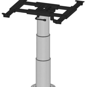 Nastavitelná a posuvná noha stolu Ilse výška 35,5–73 cm