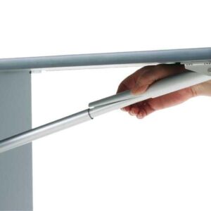 Sklápěcí podpěra desky stolu Reimo délka 150 mm barva stříbrná