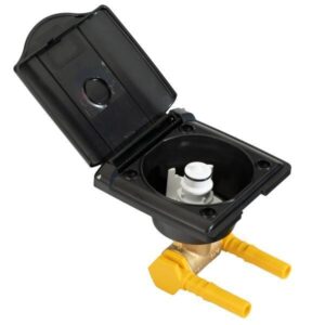 Přípojka venkovní sprchy Lilie ø 10 mm barva černá