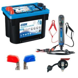 Sada baterie, nabíječky a příslušenství EXIDE PowerSet Dual AGM EP 450