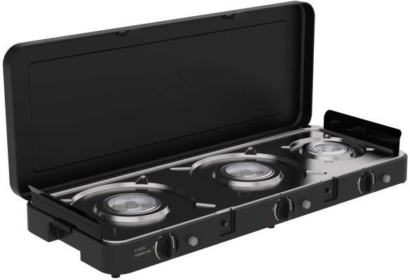 Plynový vařič se třemi plotýnkami Cadac 3 Cook Turbo Deluxe provozní tlak 30 mbar