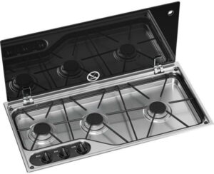 Vestavný plynový sporák Dometic CVH1700G s krytem