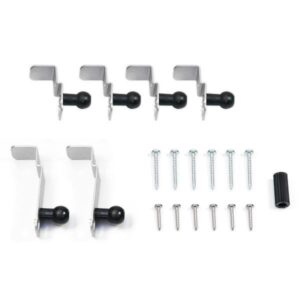 Sada instalačních svorek pro okno REMItop vario II tloušťka střechy 24–35 mm rozměr výřezu 400 × 400 mm