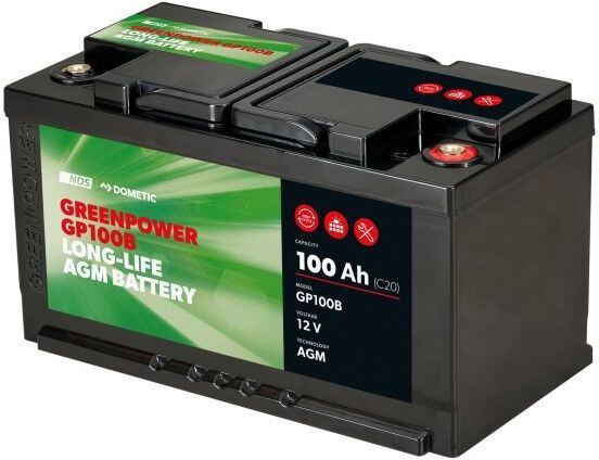 AGM baterie Dometic NDS Greenpower GP kapacita 100 Ah
