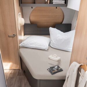 Elastické prostěradlo Walra Jersey 130–160 × 180–210 cm barva písková umístění vlevo