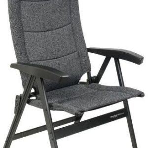 Kempingové křeslo Westfield Noblesse Deluxe barva šedý melír
