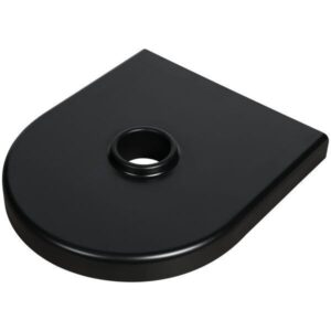 Kryt Reisch Cato na záchodovou mísu pro vypouštění obsahu kazetových WC barva černá
