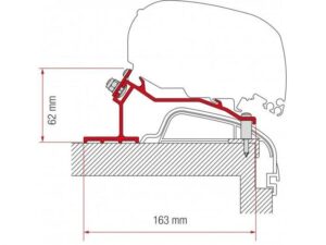 Kit adaptérů Fiamma pro Hobby Premium & Ontour na markýzy F65/F80