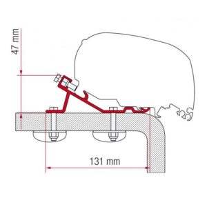 Kit adaptérů Fiamma Standard na markýzy F65/F80