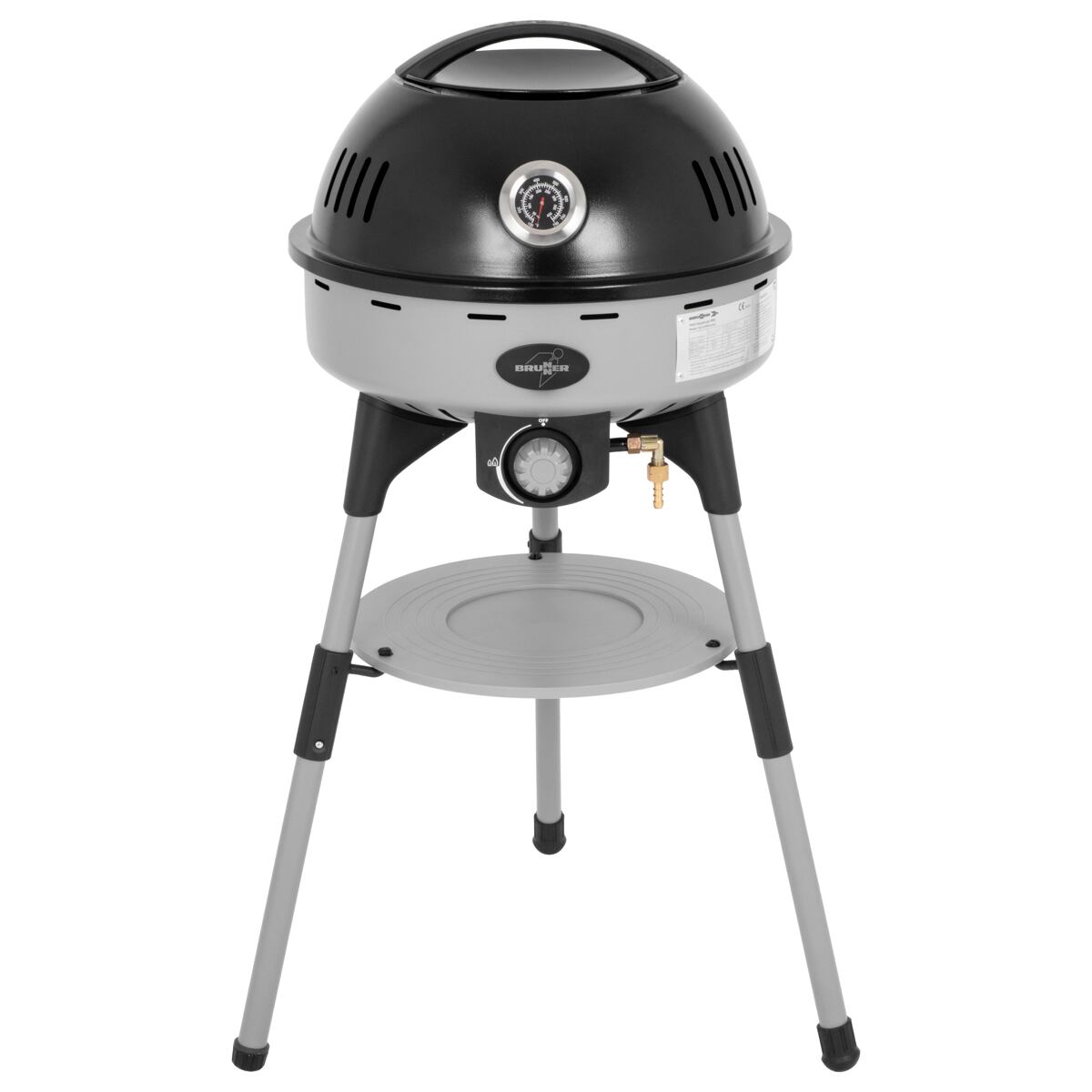 Plynový gril Brunner Devil BBQruiser HT Roundgrid provozní tlak 50 mbar