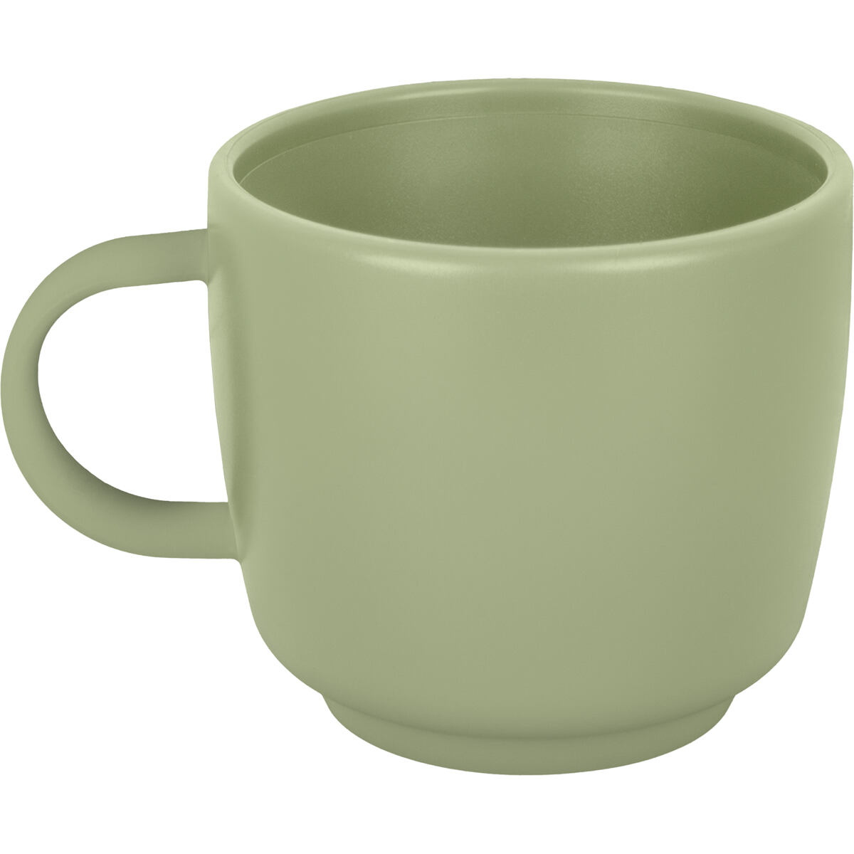 Hrnek Brunner Dolomit Cappuccino barva zelená