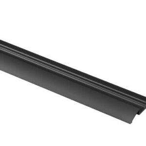 Hliníkový půlkulatý profil pro LED pásky Carbest 150 cm barva černá