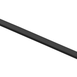 Kryt hliníkového profilu Carbest 150 cm barva černá