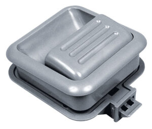 Nábytková úchytka se západkou Reimo 2000 barva světle šedá