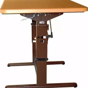 Zvedací podnož stolu Reimo hnědá, výška 70 cm