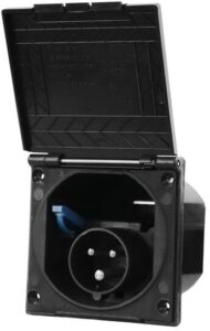 Připojovací zásuvka CEE Carbest černá