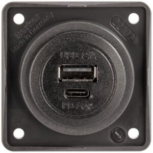 Vestavná zásuvka USB-A/USB-C Berker 12 V