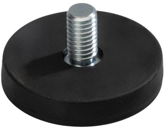 Kulatý magnet A-System Brugger s vnějším závitem M6 × 11