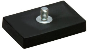 Obdélníkový magnet A-System Brugger s vnějším závitem M4 × 6