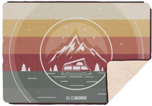 Víceúčelová přikrývka BUSBOXX RedStripe PillowBlanket