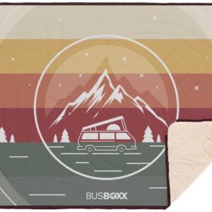 Víceúčelová přikrývka BUSBOXX RedStripe PillowBlanket