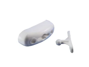 Plastová zarážka dveří Reimo, bílá