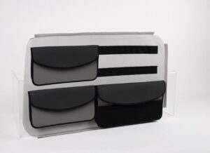 Okenní panel pro zavěšení autobrašen Reimo – VW T5/T6 KR orientace strana spolujezdce