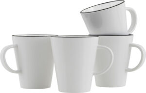 Hrnek s černou linkou Gimex Linea Line 350 ml