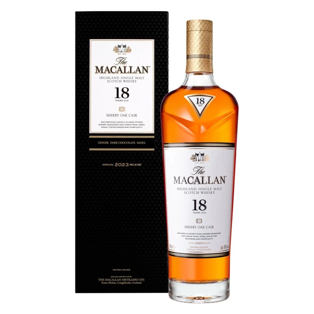 The Macallan Sherry Oak 18y 43% 0,7 l