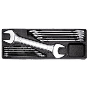 Sada obostranných plochých klíčů (11ks) HONITON 6-32 mm