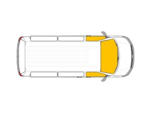 CARBEST Vnitřní termoclona pro VW T2/T3 - různé varianty umístění Varianta: VW T2/T3, 1979 - 1990 - kabina