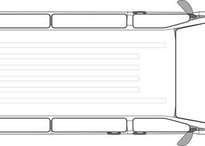 CARBEST Vnitřní termoclona pro VW T2/T3 – různé varianty umístění Varianta: VW T2/T3, 1979 – 1990 – zadní výklopné dveře
