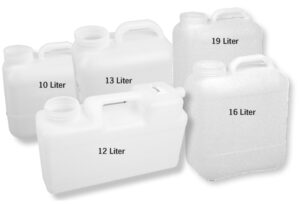 Kanystr na vodu Comet se širokým hrdlem - uzávěr DIN 96 Varianta: 12 l - bez víka