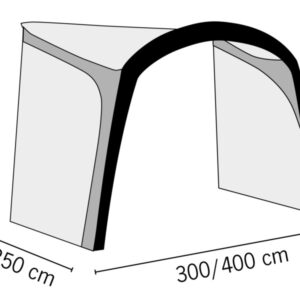 Sluneční clona Playa Air 300 & 400 Caravan Varianta: Šíře 400 cm