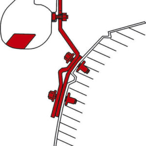 FIAMMA Adaptér pro uchycení markýzy pro VW T4, 2 kusy