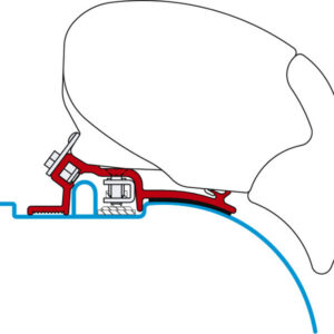 Adaptér pro střešní markýzy Fiamma F65, F65 S a F65 L 2 ks od Bj.94-6.06