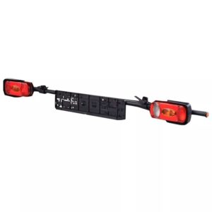 EuroCarry Světelný pásek na nosič jízdních kol černý, vhodný pro všechny modely Euro Carry