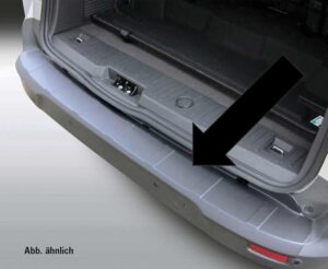 Ochrana nakládací hrany ABS Ford Transit Custom, černá