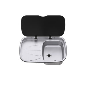 Nerezový dřez s odkapávačem Thetford – pravý nebo levý Varianta: Odkapávač vlevo