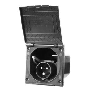 Venkovní zásuvka Carbest CEE – antracitová, volně ložené