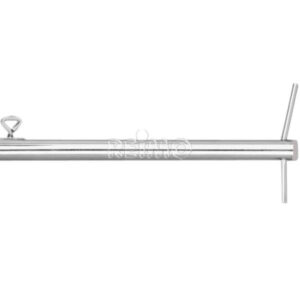 Podpěra stříšky – čepová tyč, Ø25, 265 mm, ocel