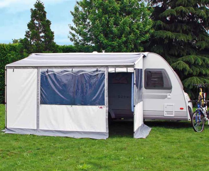 FIAMMA Brána pro karavan ZIP markýza v krytu s markýzou, br.310cm, prodloužení 225cm, BlueOcean