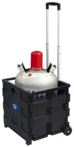 Skládací přepravní vozík Carbest na plynové lahve