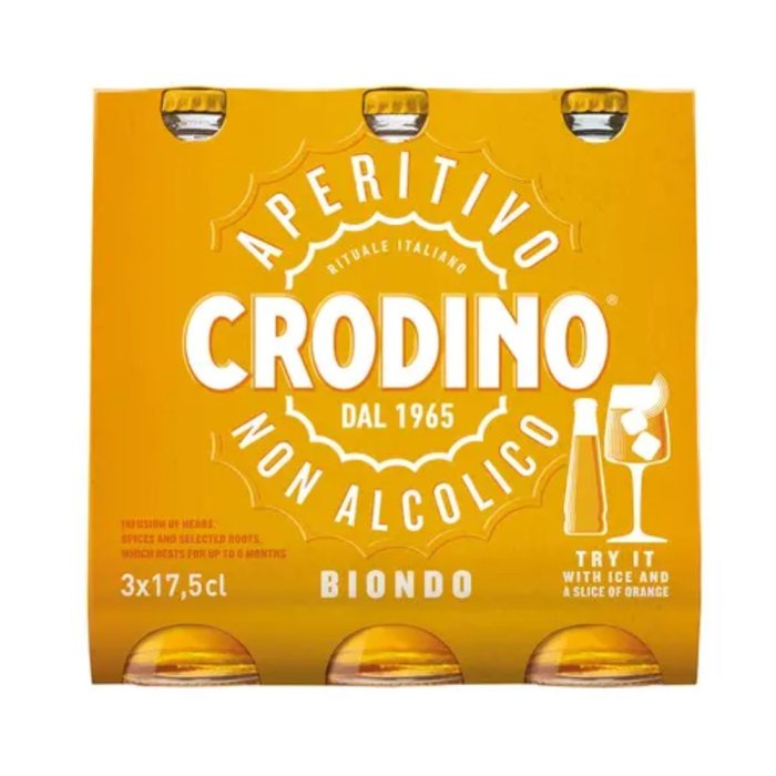 Crodino Aperitivo Bianco 3x 0,175 l
