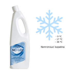 Nemrznoucí kapalina Flow No Gel pro nádrže na šedou vodu a odpadní kazety – 2l