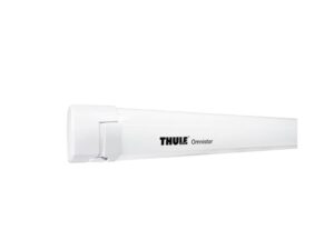 Markýza Thule Omnistor 5200 Barva krytu: Bílá, Délka markýzy: 3,5 m, Barva tkaniny: Safírově modrá