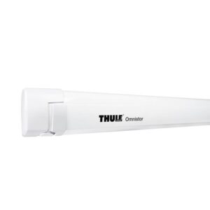 Markýza Thule Omnistor 5200 Barva krytu: Bílá, Délka markýzy: 3,5 m, Barva tkaniny: Mystická šedá