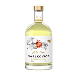 Anton Kaapl Jablkovice s medovými víčky 35% 0,5l (holá lahev)